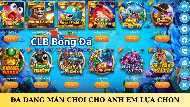 Đa dạng thể loại màn chơi cho anh em lựa chọn