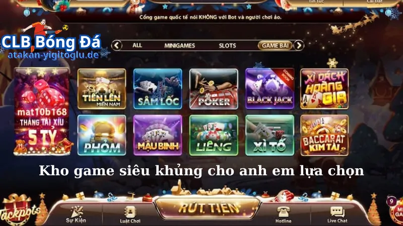 Kho game siêu khủng cho anh em lựa chọn