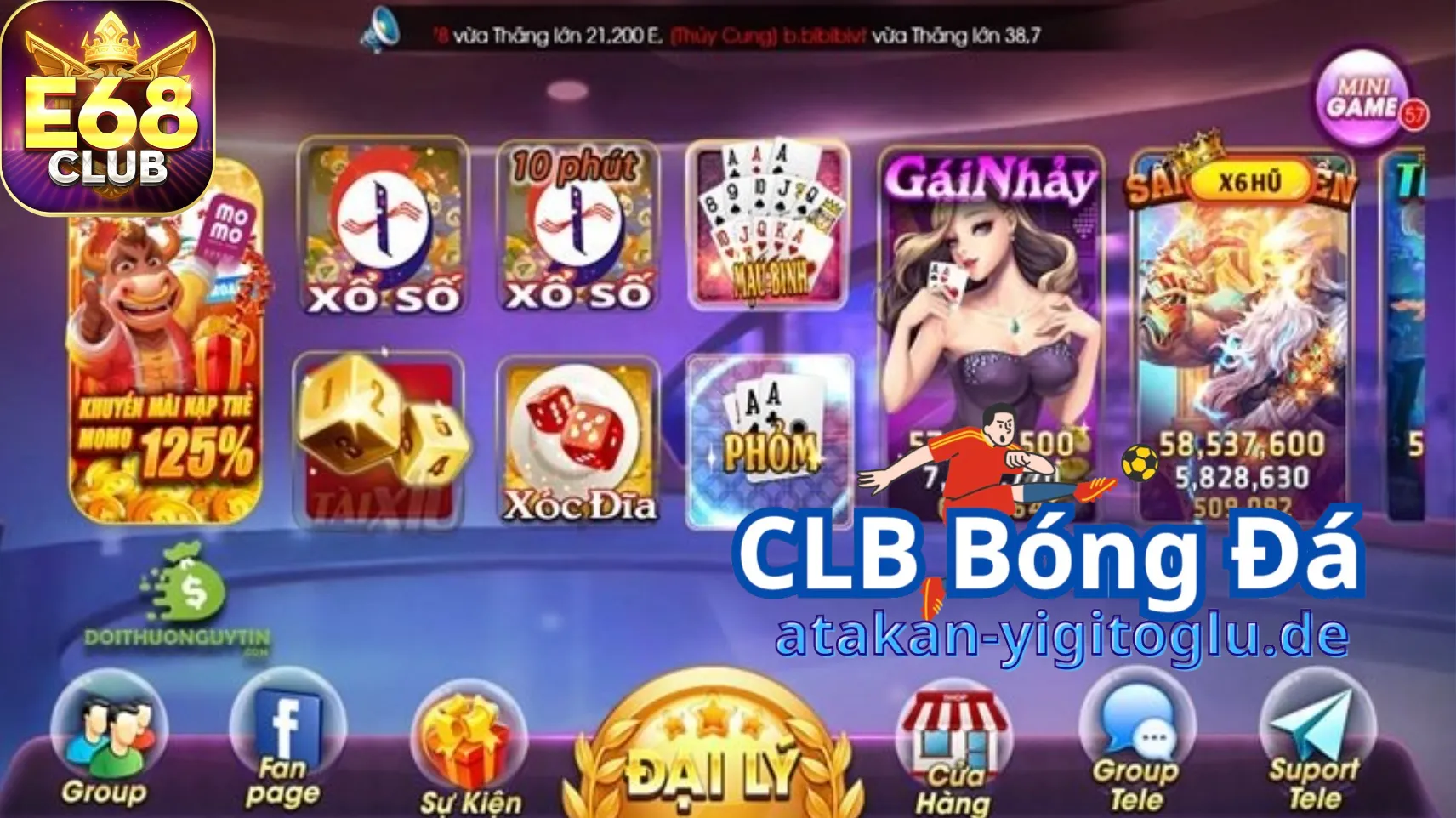 Đánh giá chi tiết về cổng game bài đổi thưởng tiền thật E68 club 