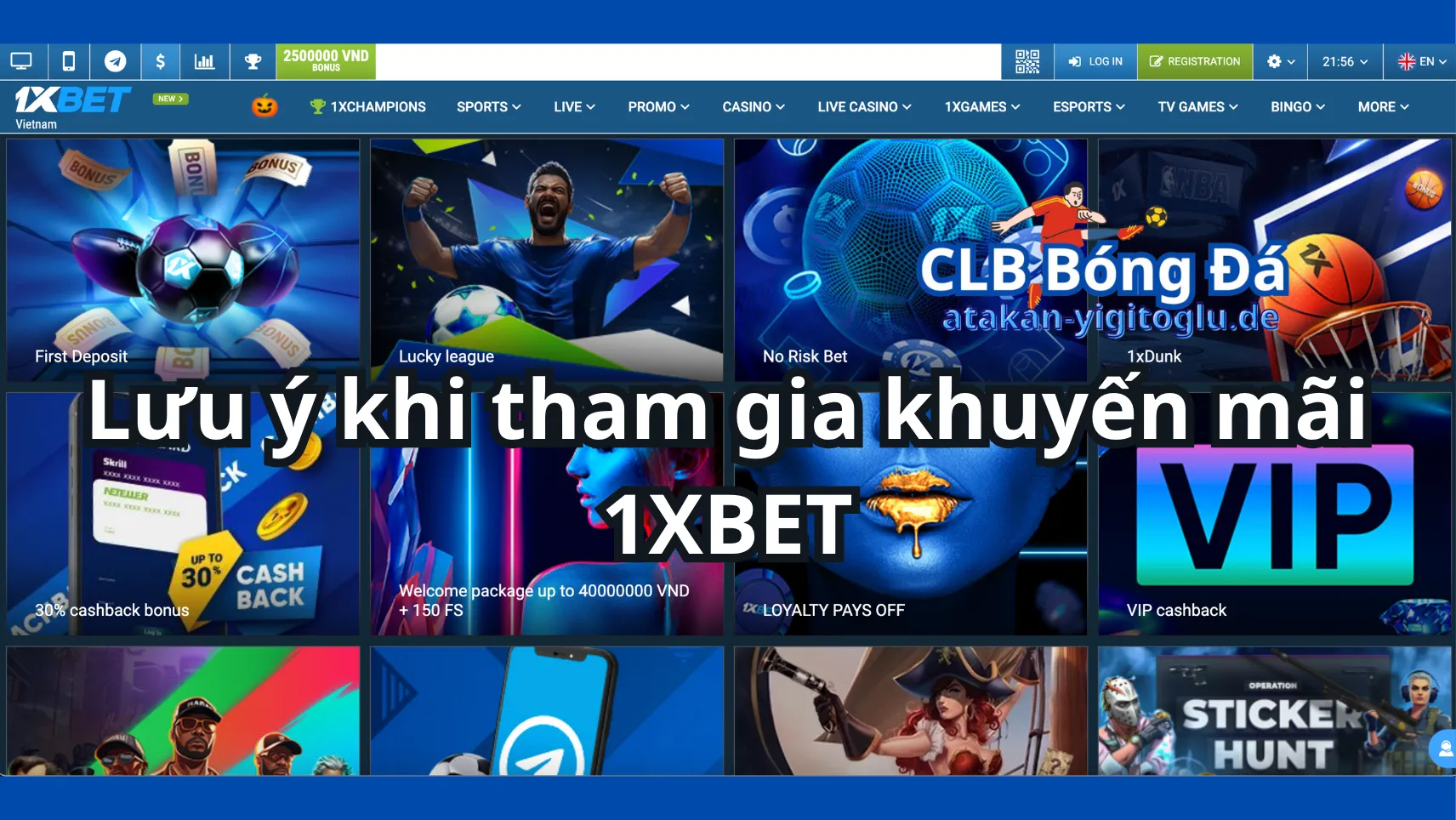 Lưu ý khi tham gia các khuyến mãi tại nhà cái uy tín 1xBet