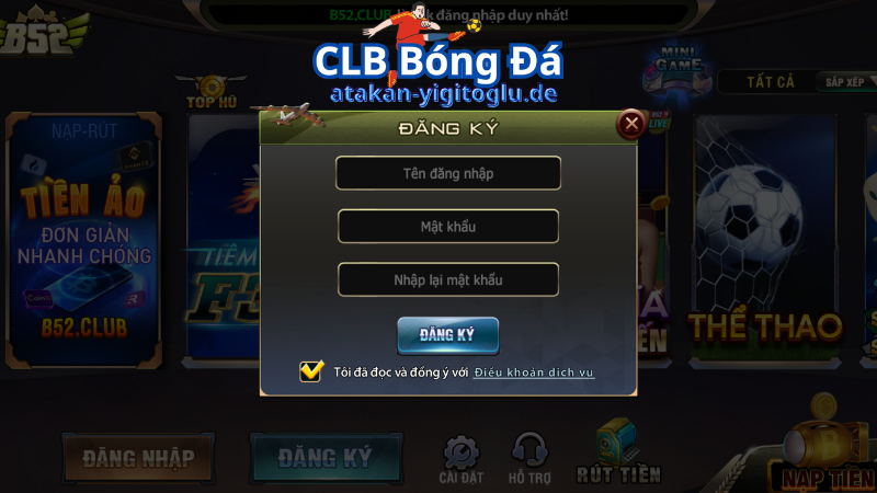 Đăng ký tài khoản tại cổng game bắn cá B52 Club như thế nào?  