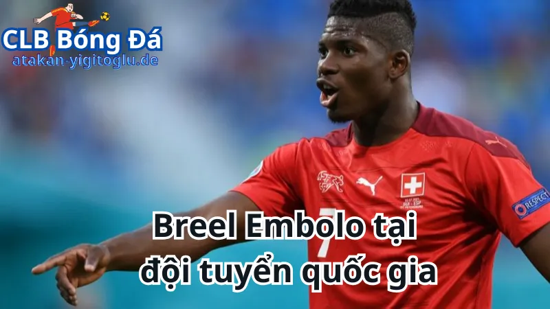 Breel Embolo tại đội tuyển quốc gia